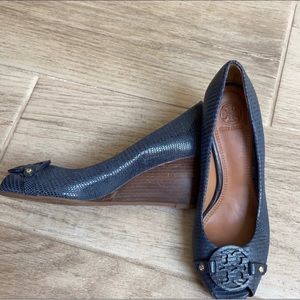 Tory Burch Snake skin Wedge